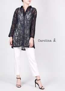 蕾絲的別樣風情 Carolina王蕾絲服飾的優雅詮釋